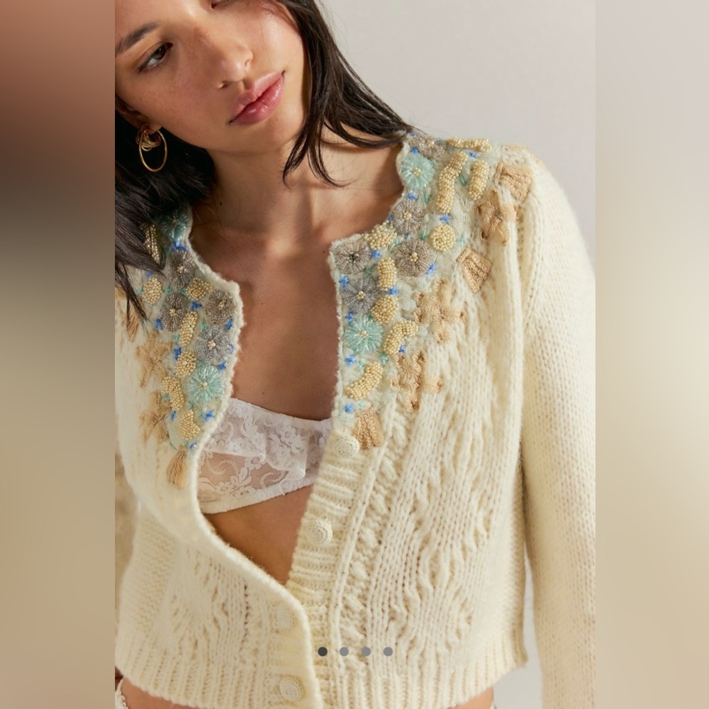 Free People One Pixie Cardi S - Picture 1 of 8